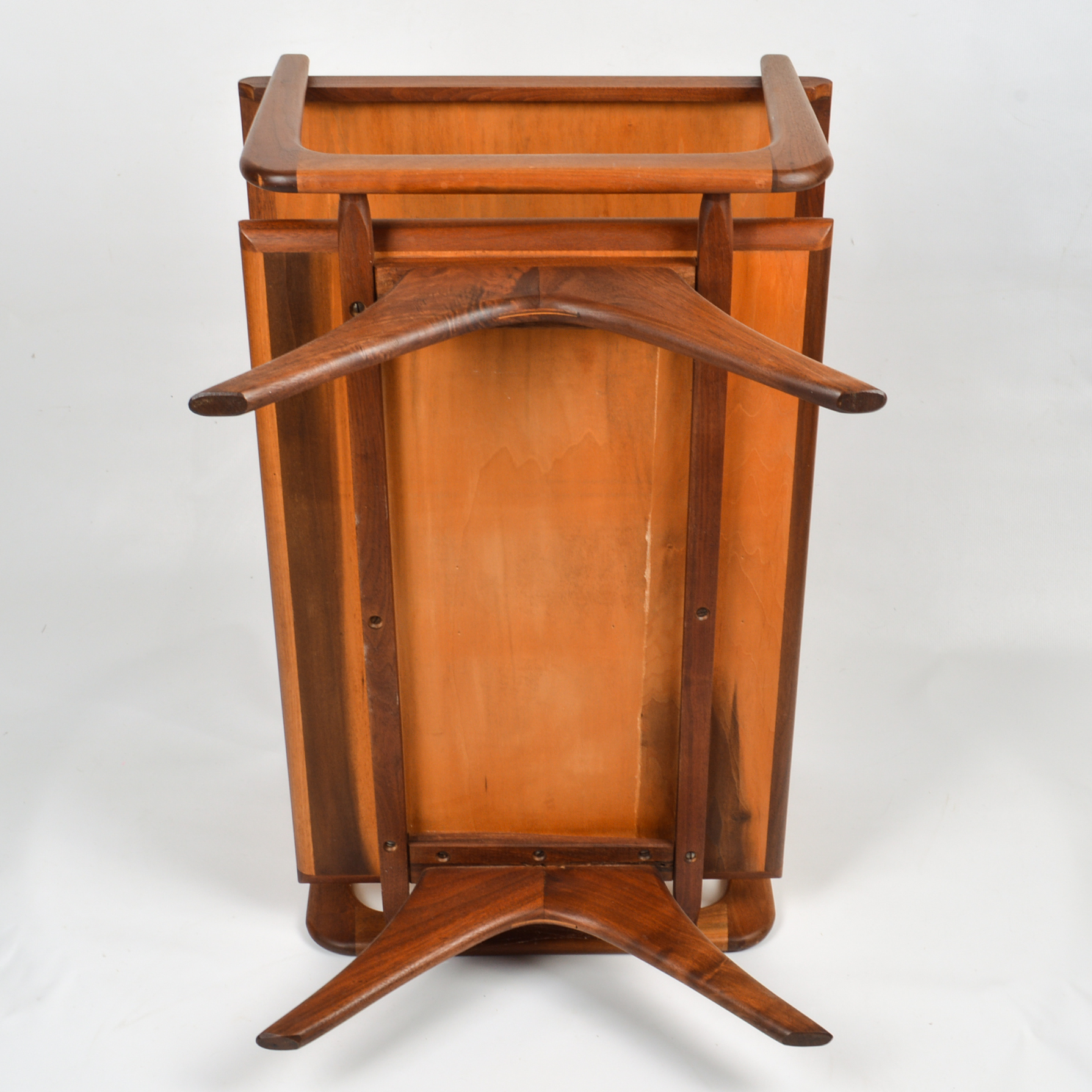 Danish Modern Teak Tiered End Table