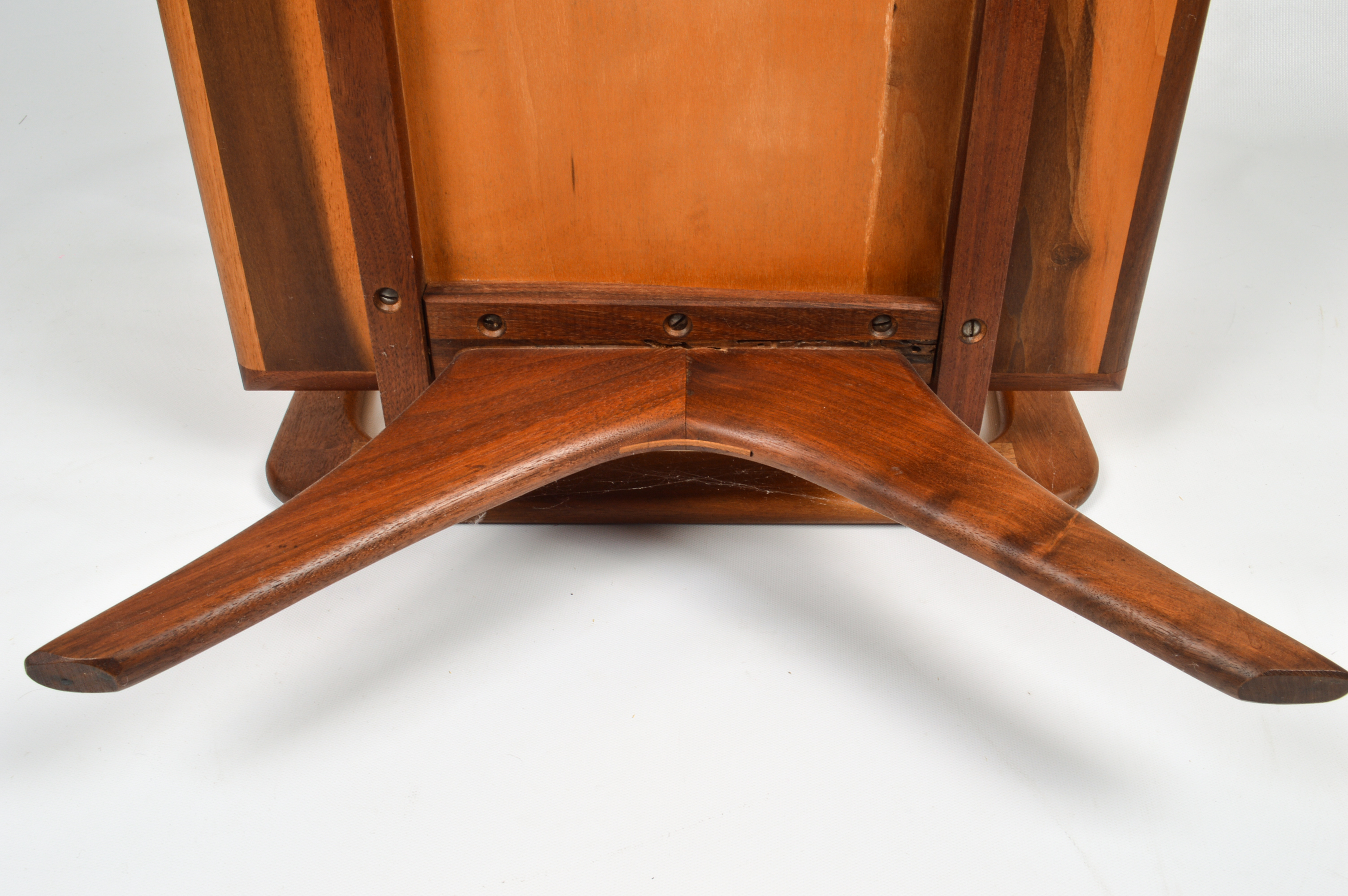 Danish Modern Teak Tiered End Table