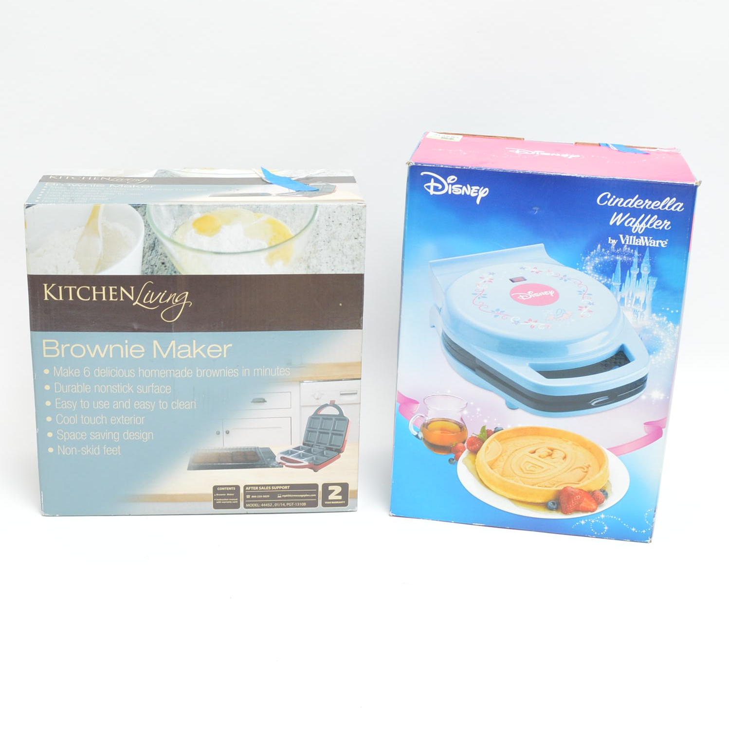 Kitchen Living Brownie Maker with Disney "Cinderella" Waffler