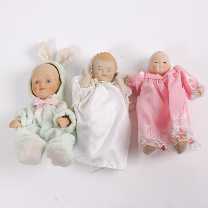 Vintage Bisque China Baby Dolls