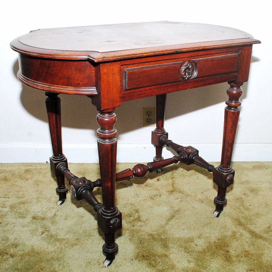 Antique American Renaissance Revival Writing Table