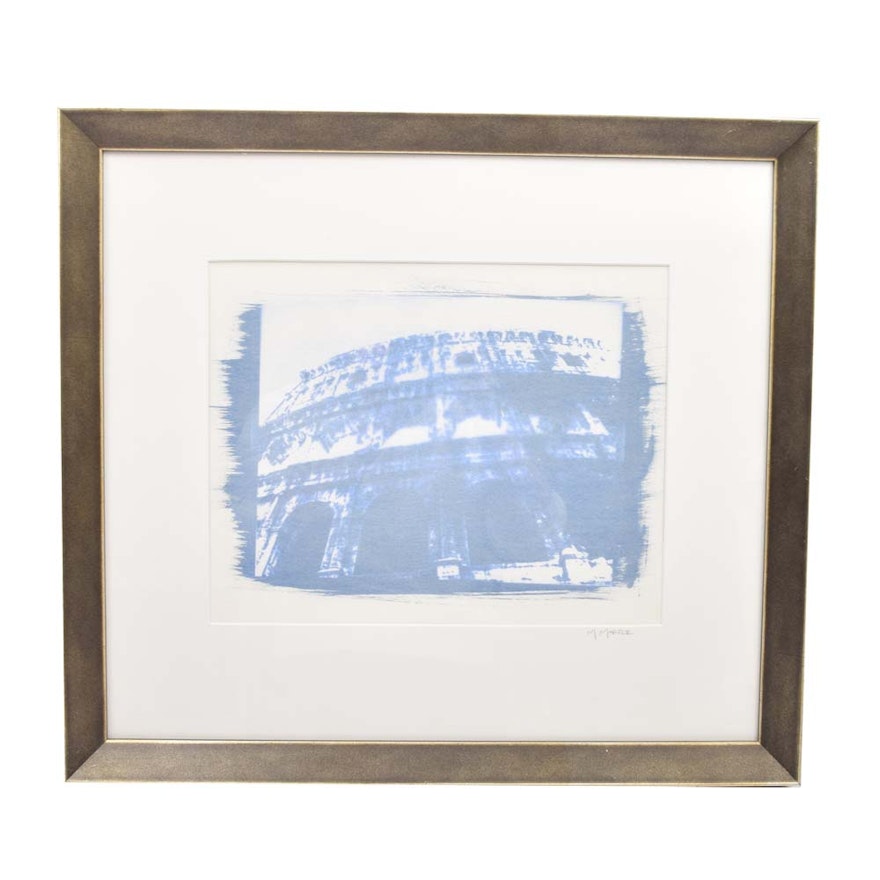 Meghan Marple Gum Bichromate Print "Coliseum"