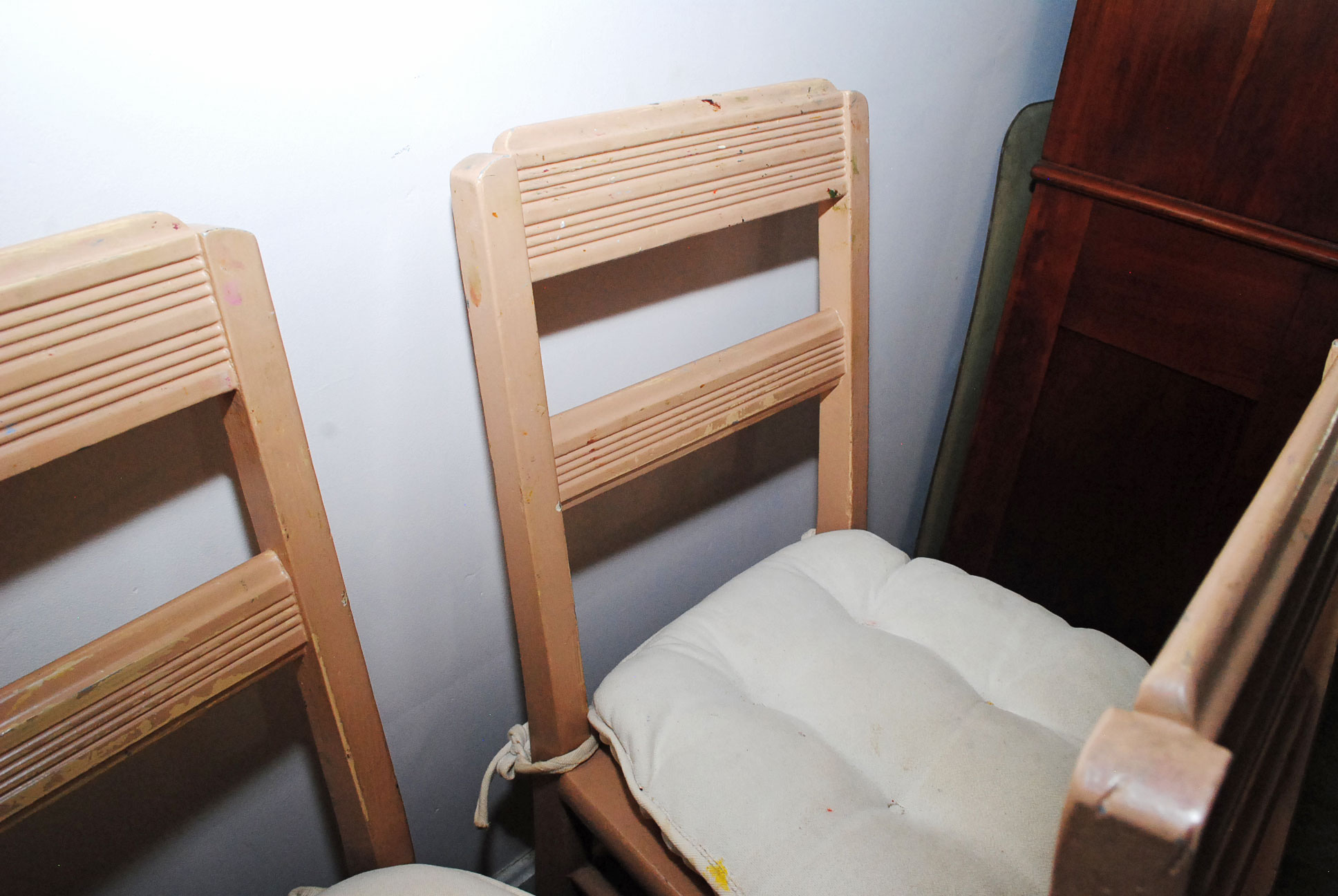 Collection of Vintage Painted Wood Chairs