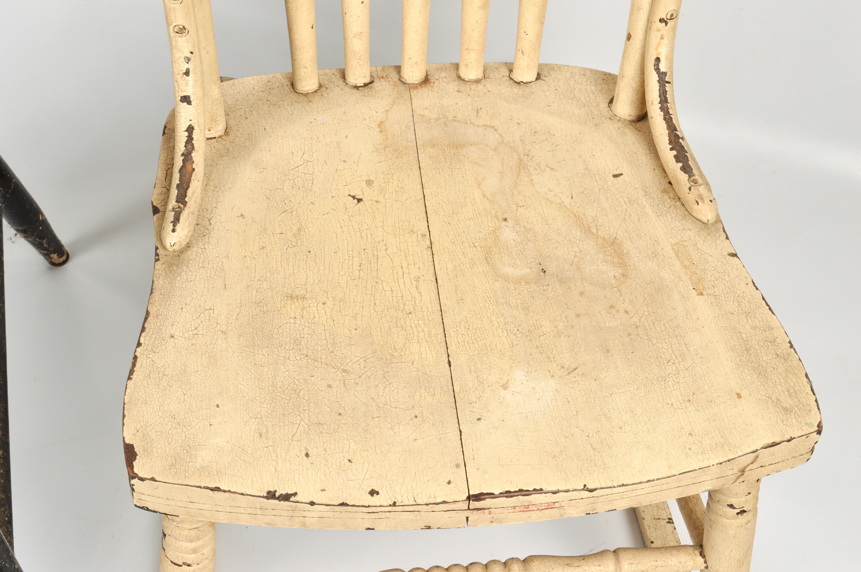 Two Vintage Farmhouse Chairs