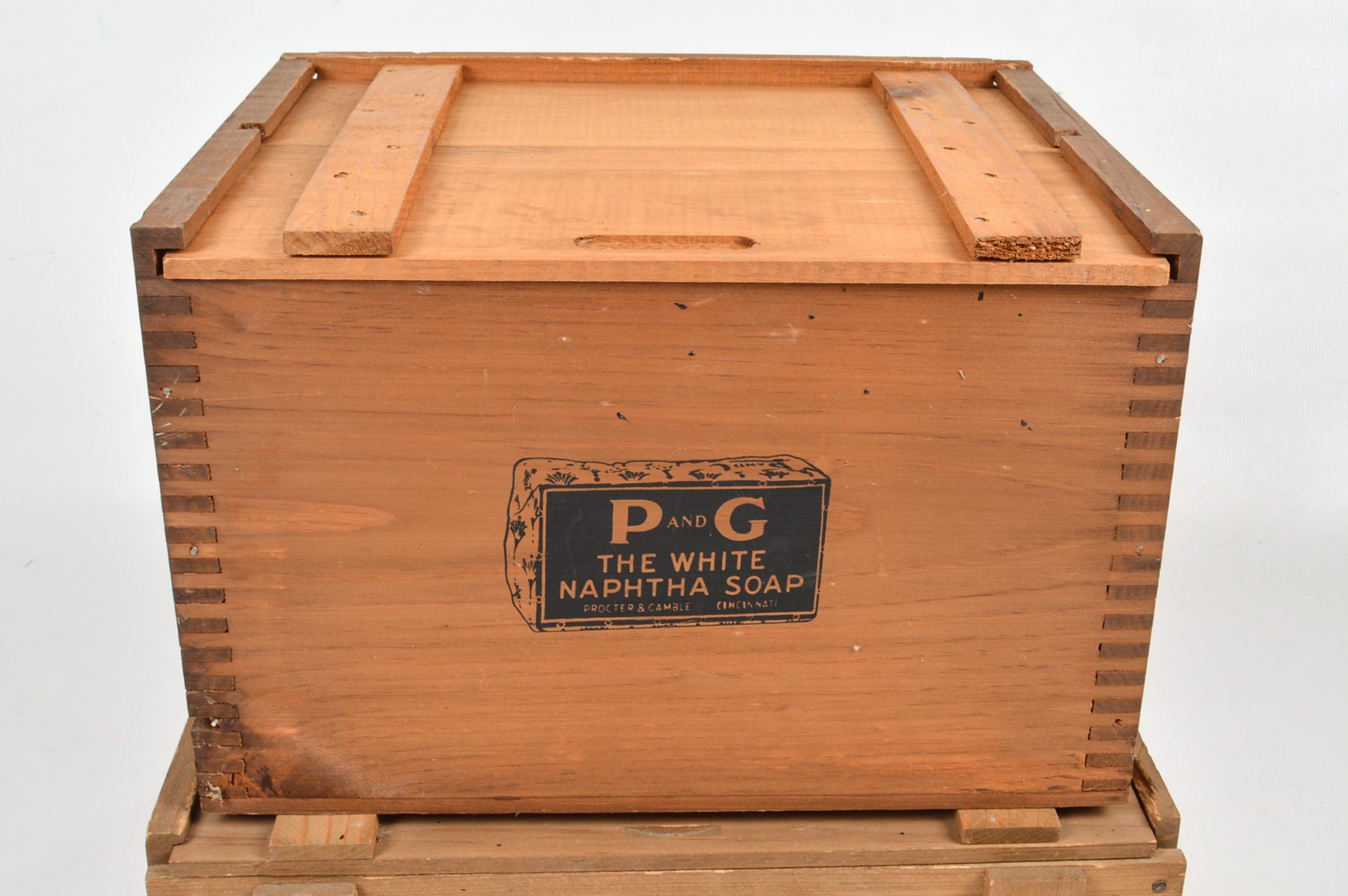 Three Vintage Pine Procter & Gamble Crates