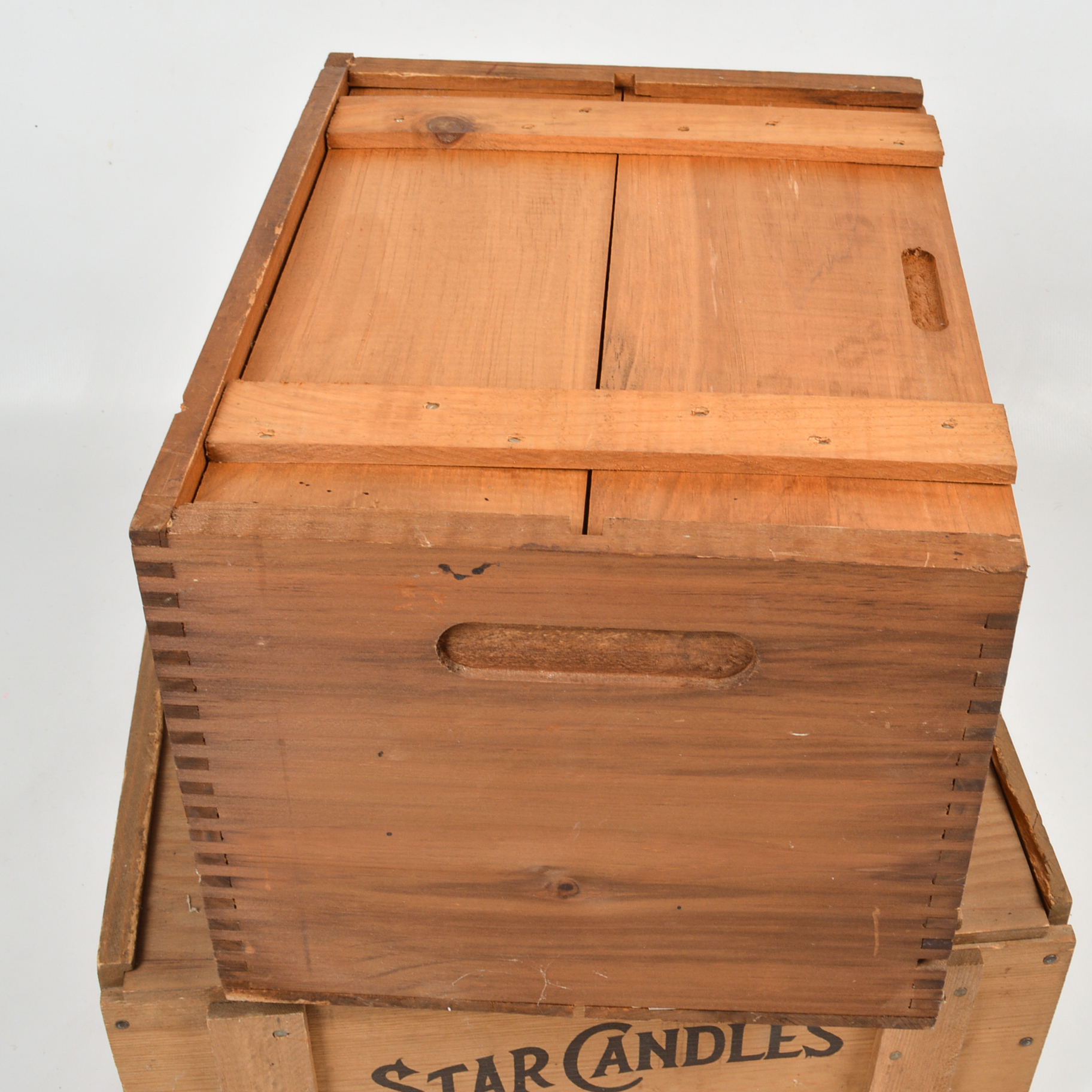 Three Vintage Pine Procter & Gamble Crates