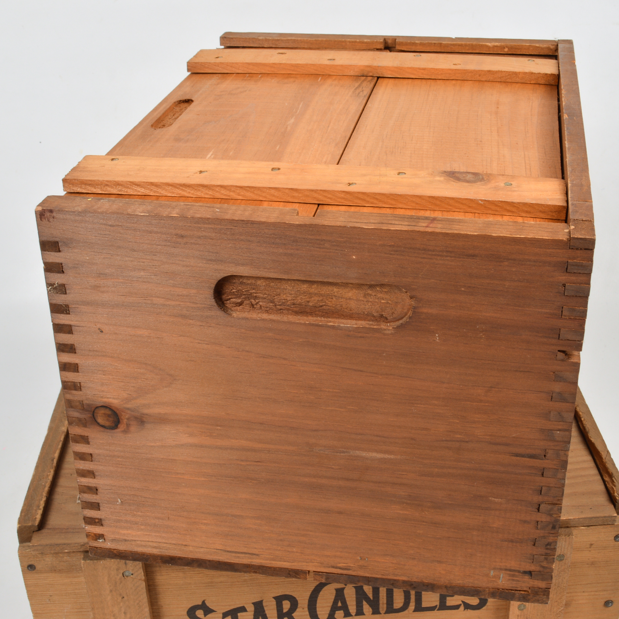 Three Vintage Pine Procter & Gamble Crates