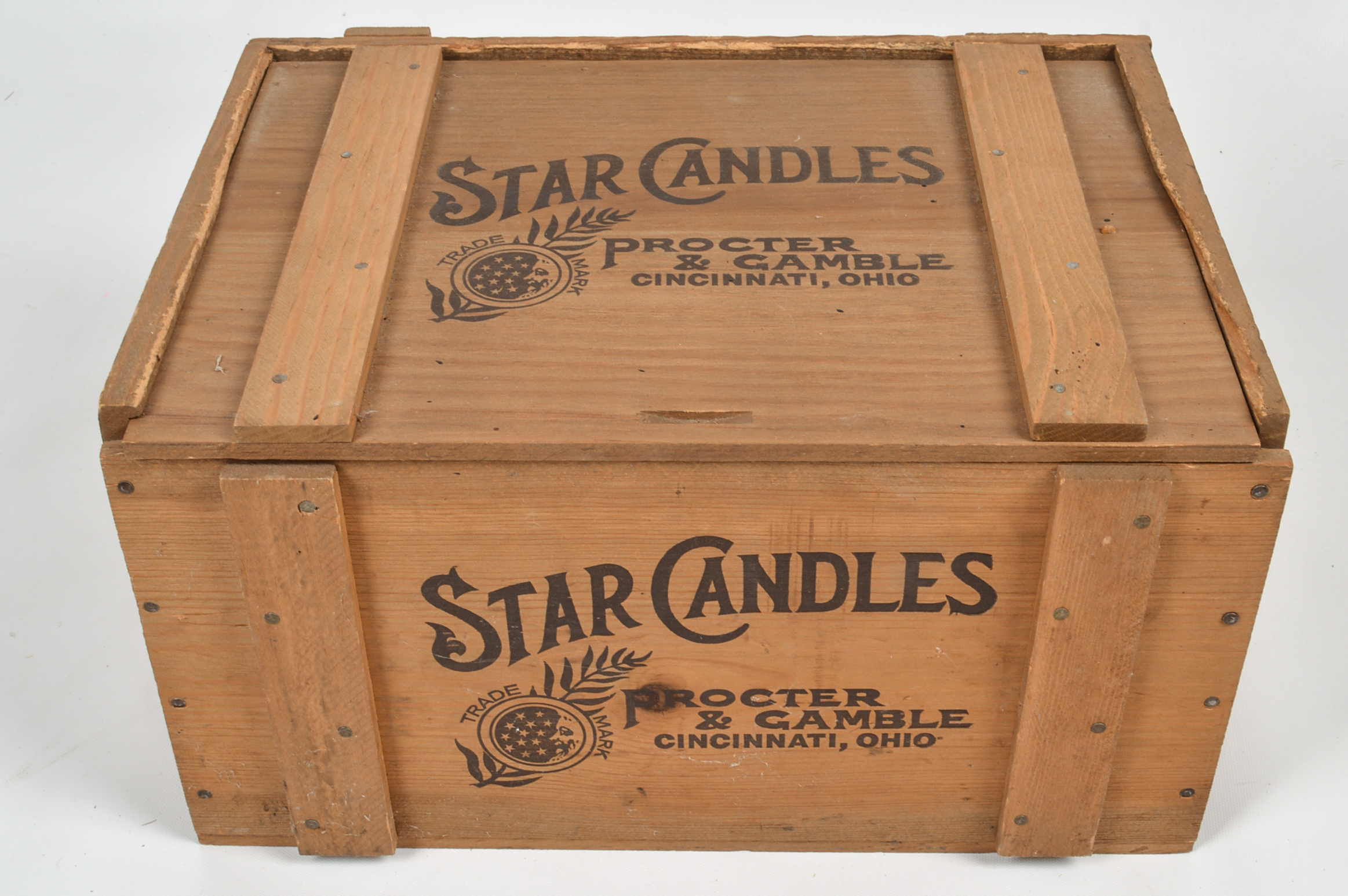 Three Vintage Pine Procter & Gamble Crates