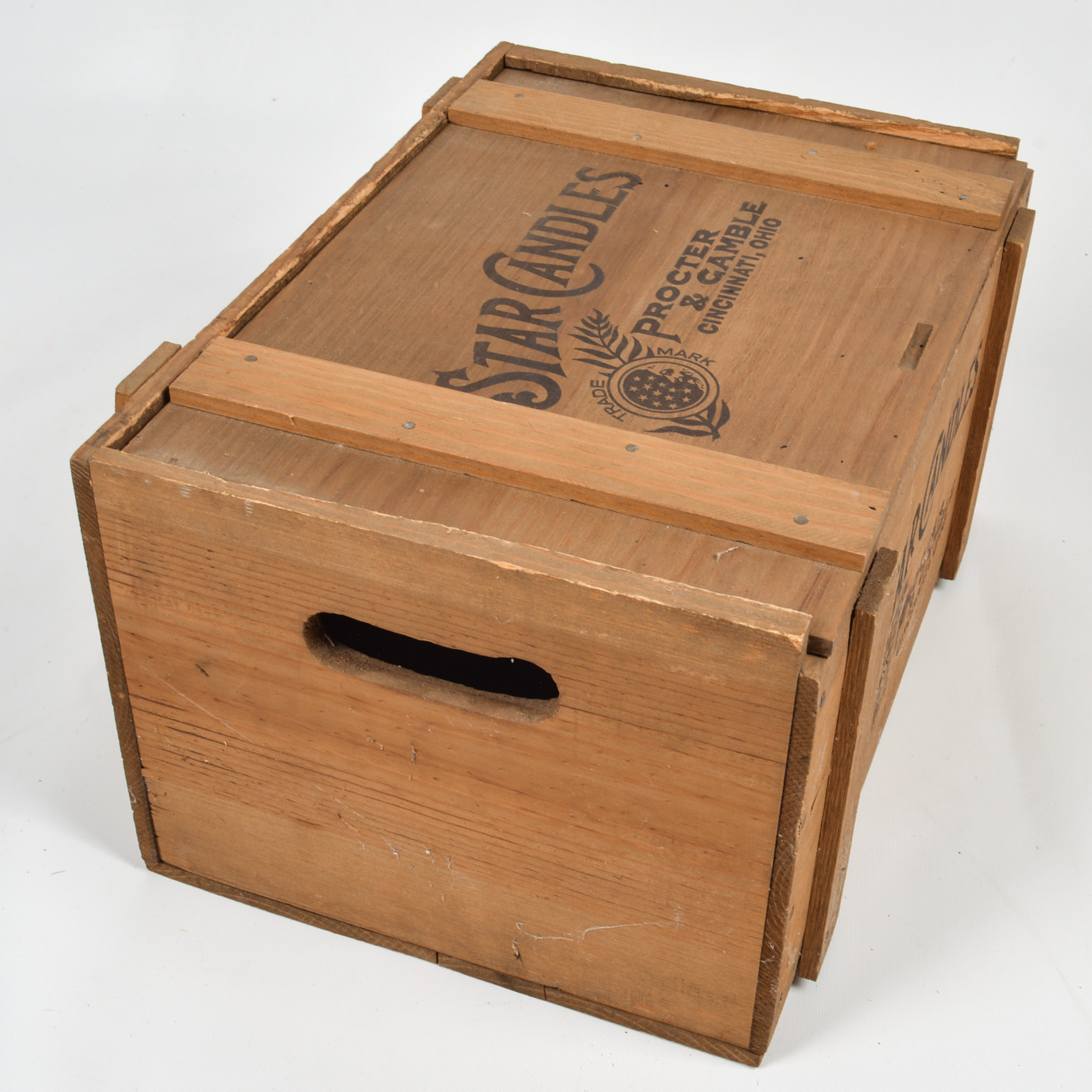 Three Vintage Pine Procter & Gamble Crates