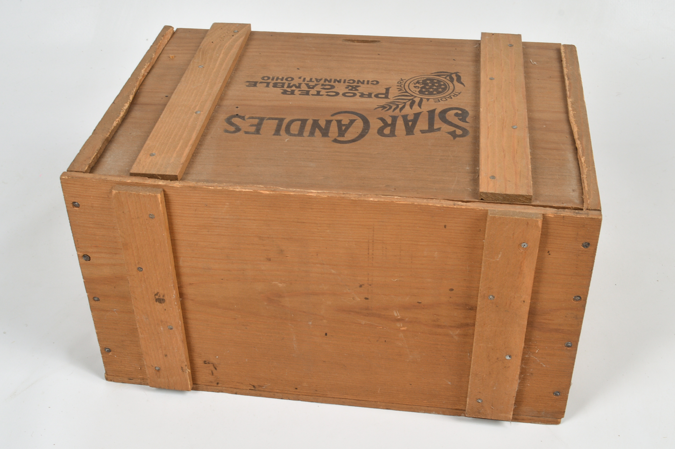 Three Vintage Pine Procter & Gamble Crates