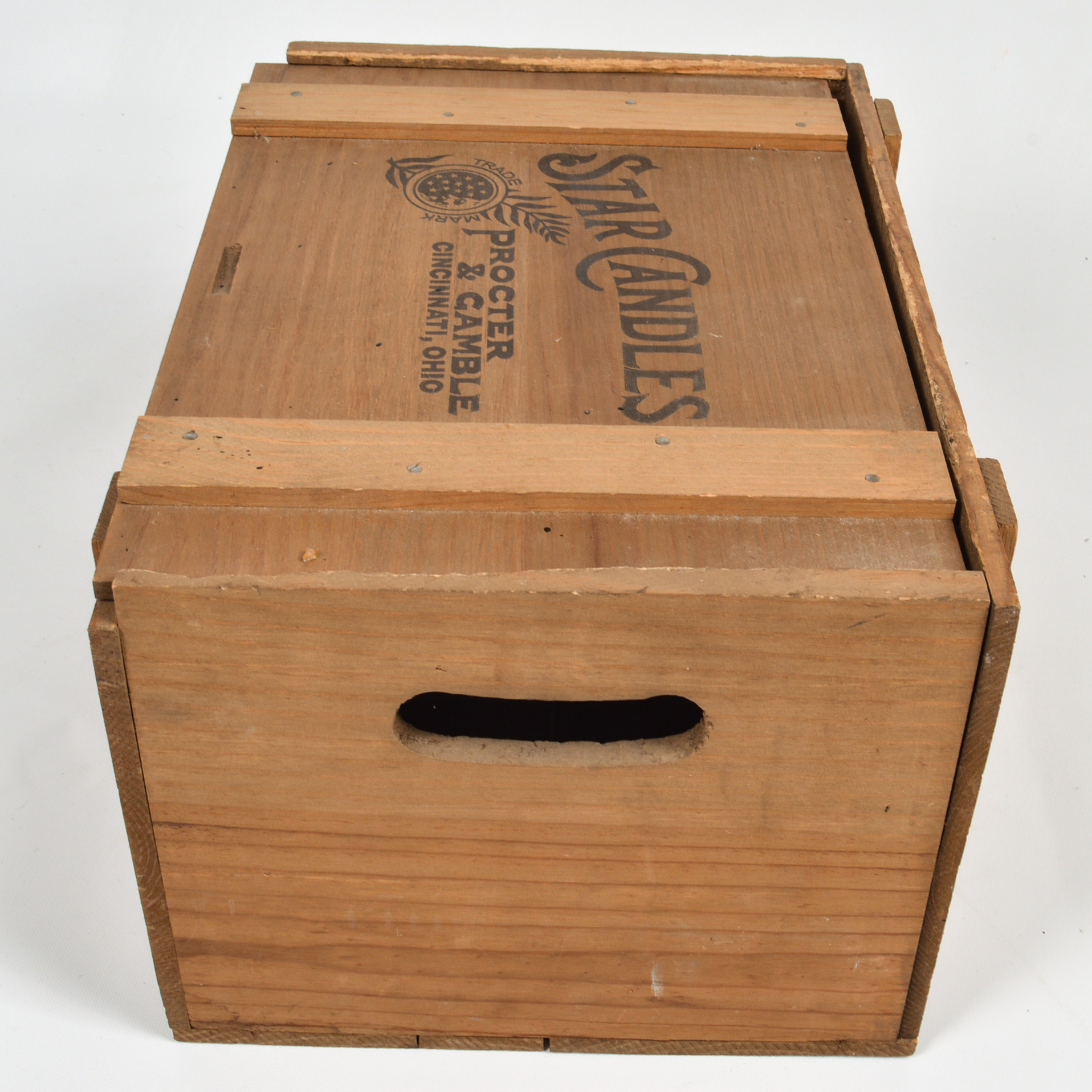 Three Vintage Pine Procter & Gamble Crates