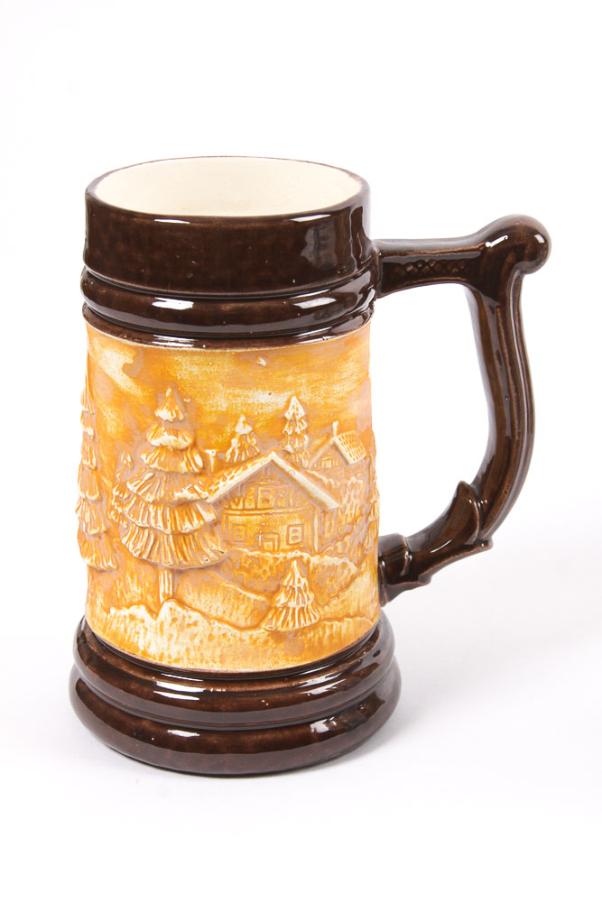 Novelty Ceramic and Stoneware Beer Steins