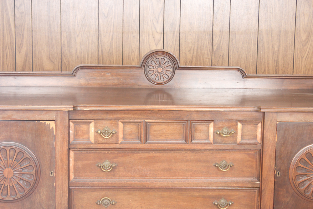 Vintage Jacobean Revival Style Buffet