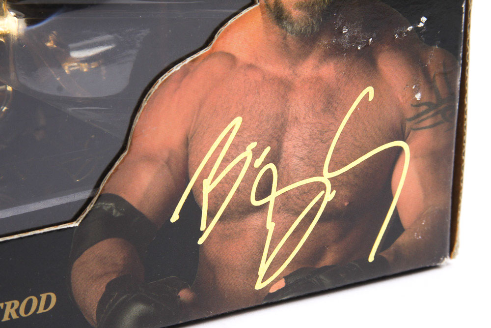 Bill Goldberg Signed Limited Edition WCW Gold Plated Die-Cast Streetrod