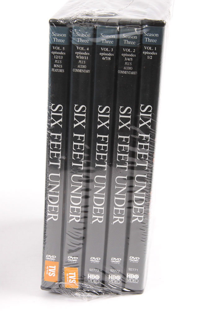 Boxed Sets of "Six Feet Under" DVDs