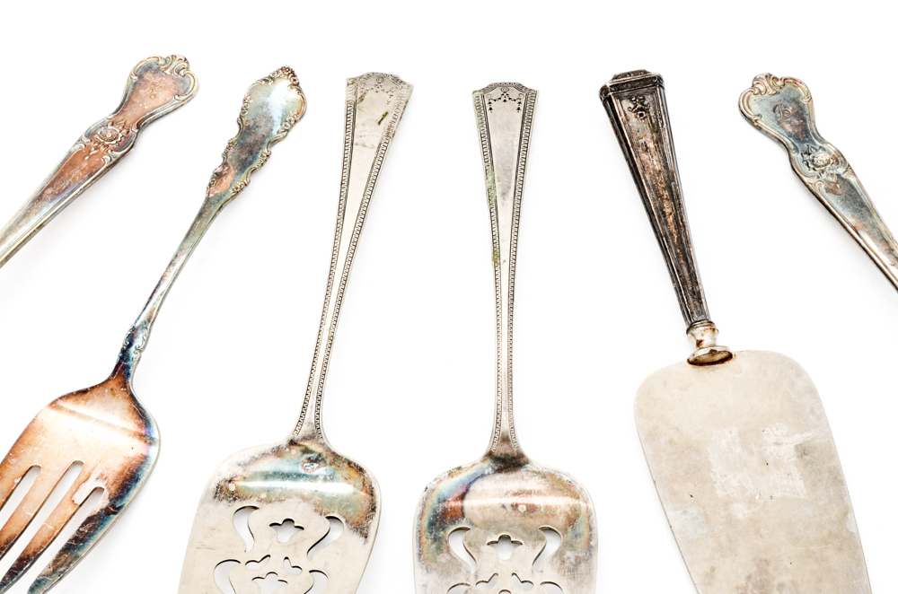 Collection of Assorted Silver Plate Flatware