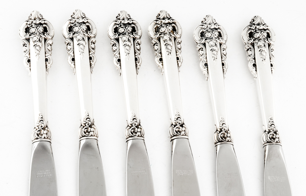 Wallace Silversmiths "Grande Baroque" Sterling Silver Flatware