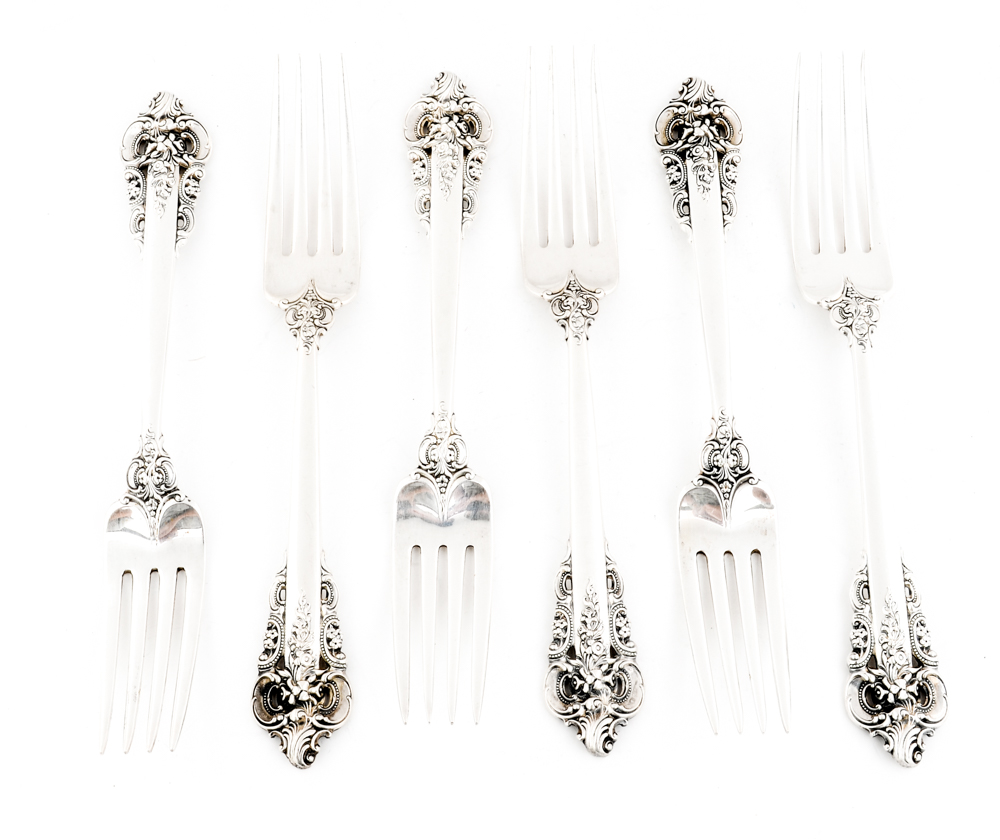 Wallace Silversmiths "Grande Baroque" Sterling Silver Flatware