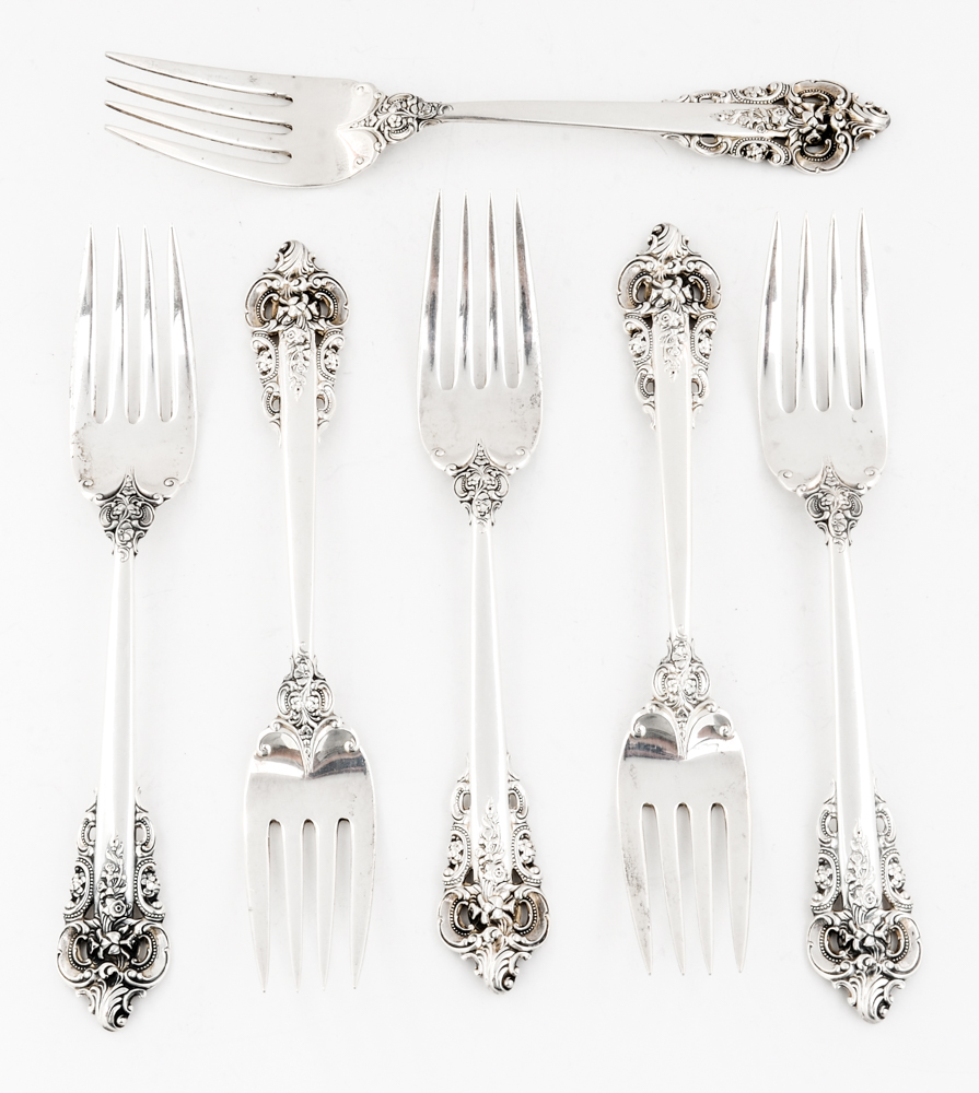 Wallace Silversmiths "Grande Baroque" Sterling Silver Flatware