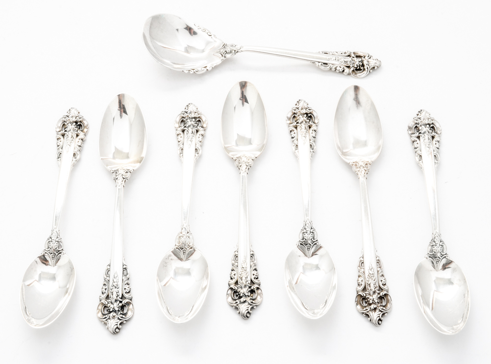 Wallace Silversmiths "Grande Baroque" Sterling Silver Flatware