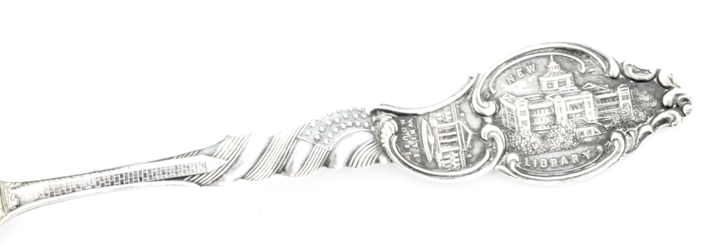 Collection of Vintage Sterling Silver Souvenir Spoons