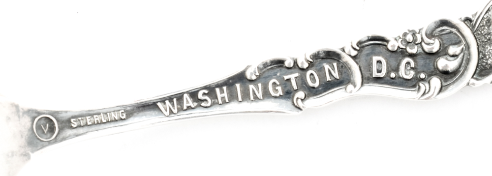 Collection of Vintage Sterling Silver Souvenir Spoons