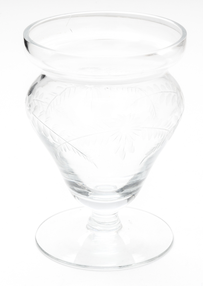 Matthews Company and Webster Co. Sterling Silver and Etched Glass Tableware