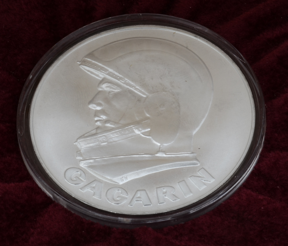 1991 USSR First Man in Space Silver Coin Set