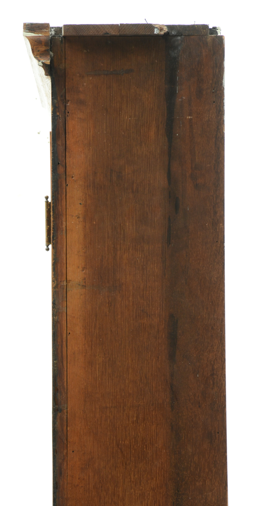 Antique Oak Bookcase with Glass Doors