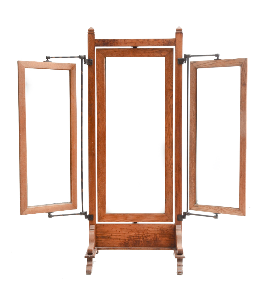 Victorian Three Panel Mirror