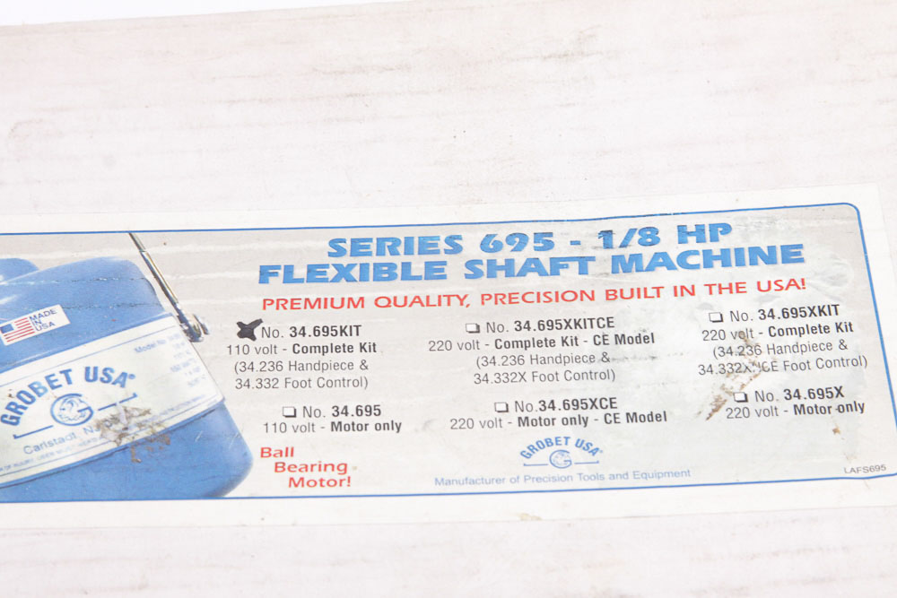Grobet USA Flexible Shaft Machine