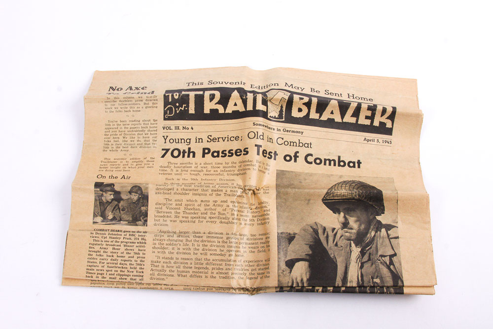 Vintage World War I and II-Era Newspapers
