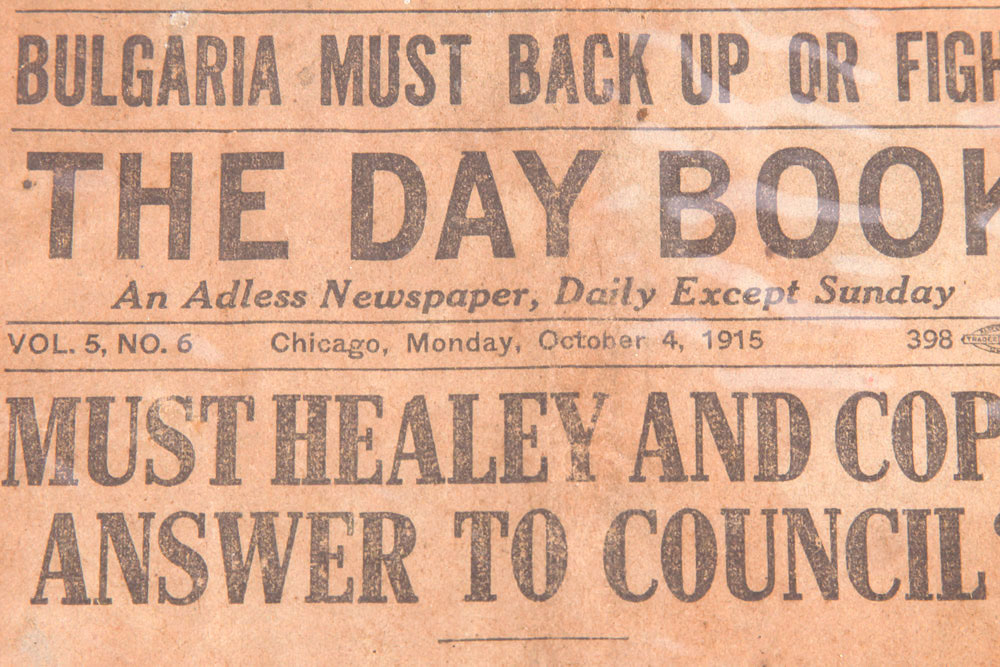 Vintage World War I and II-Era Newspapers