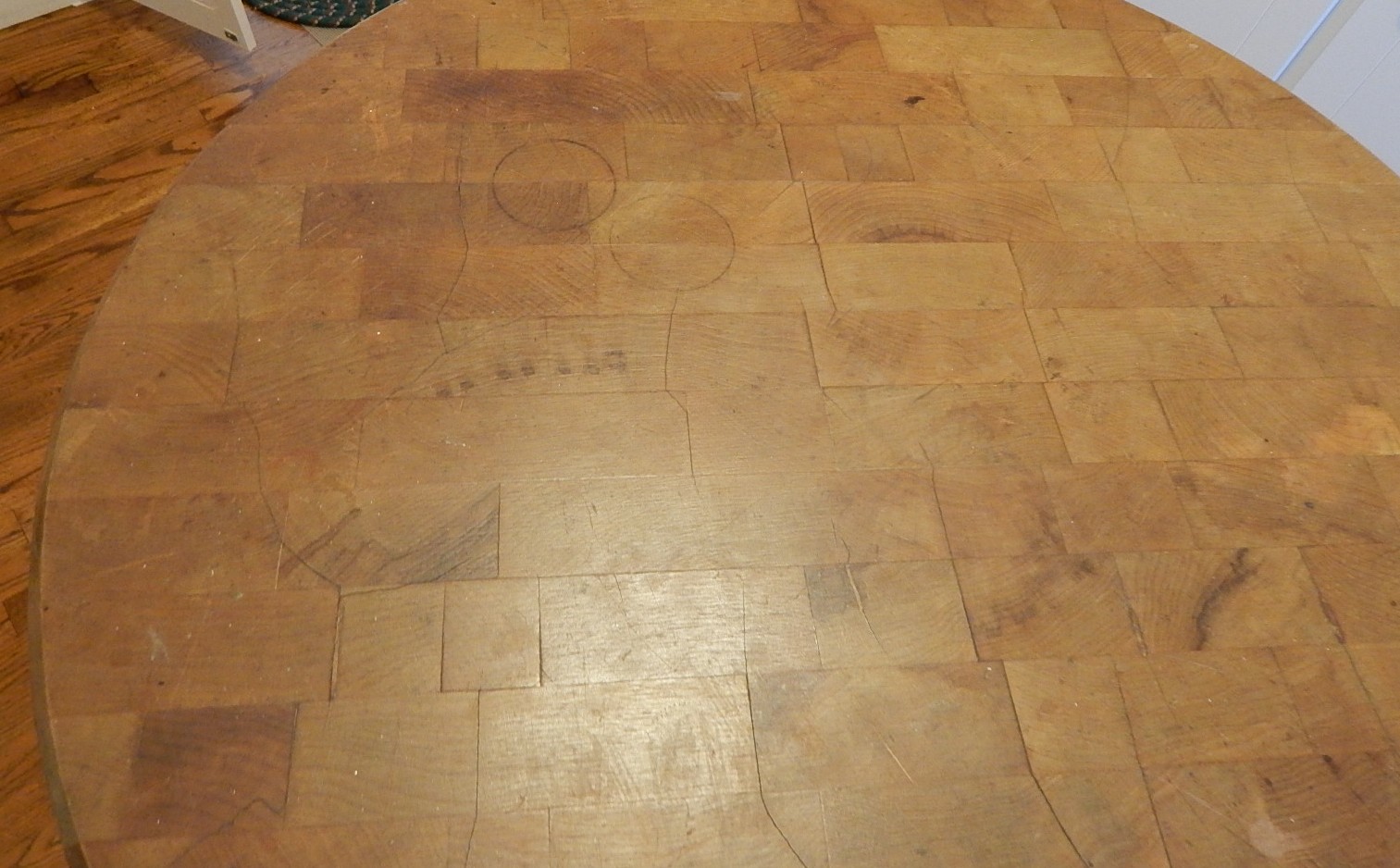 Circular John Boos Butcher Block Table