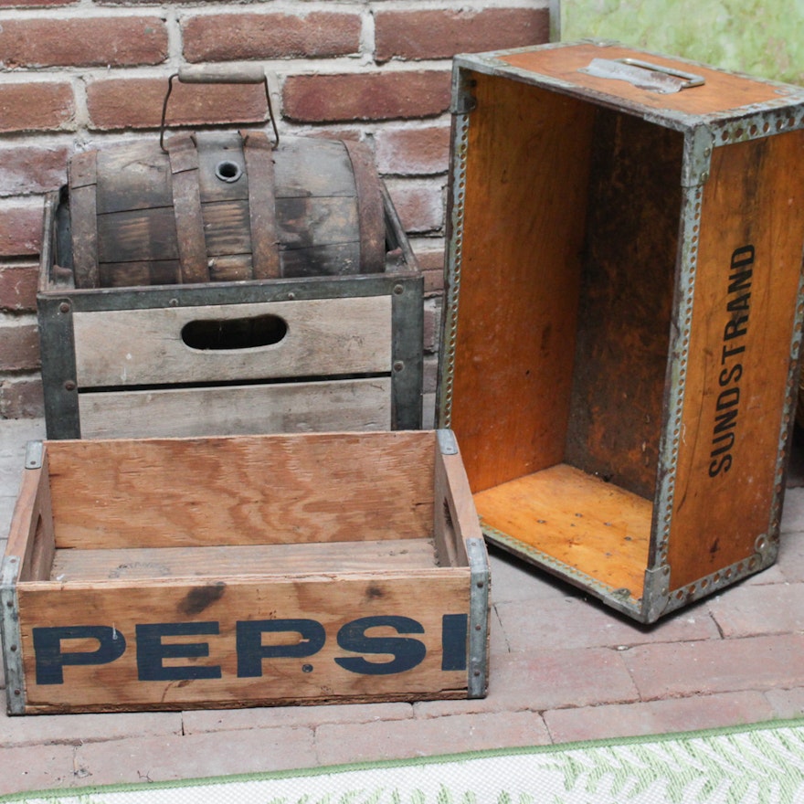 Vintage Crates and Barrel