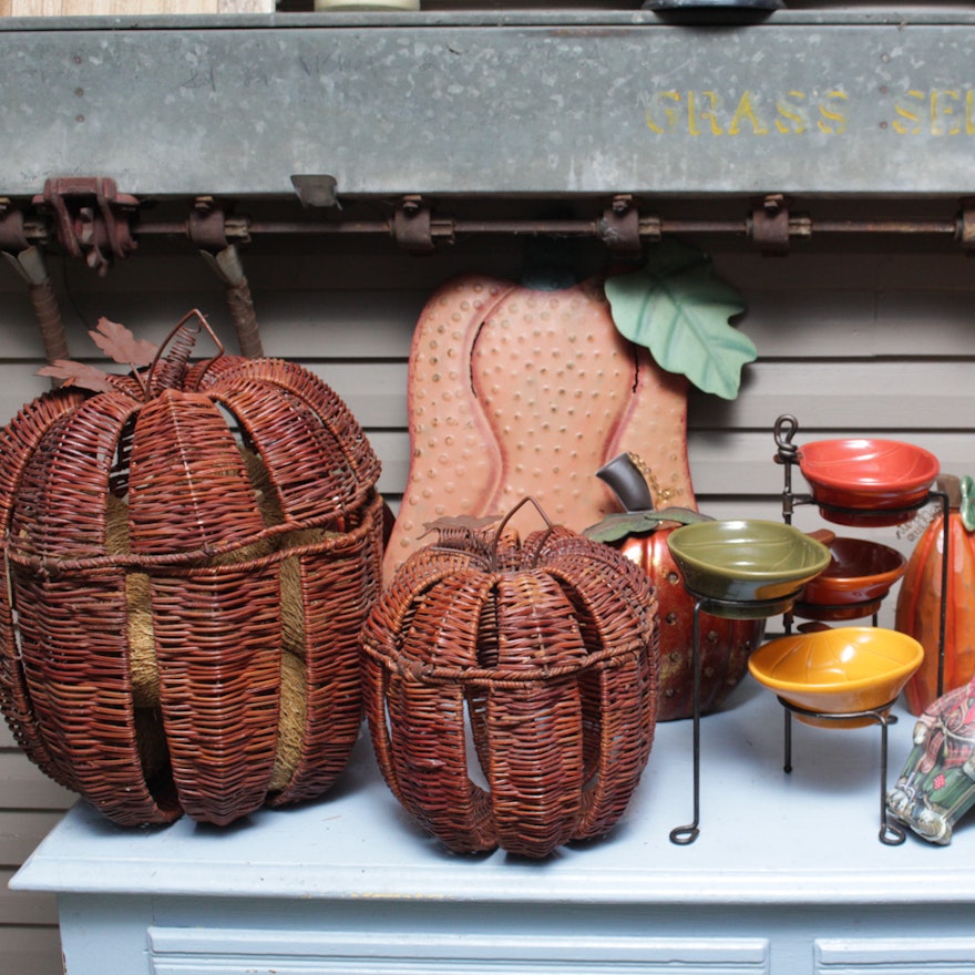 Pumpkin and Harvest Home Decor