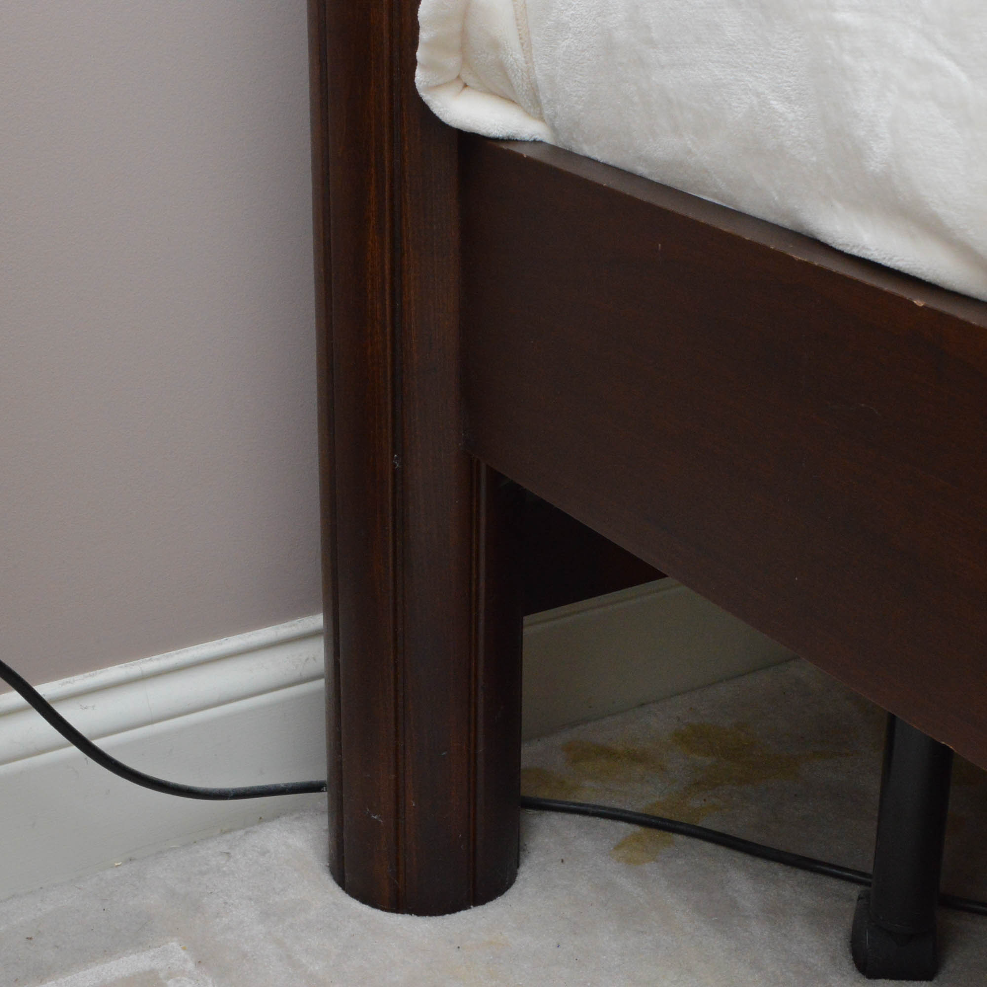 Four-Poster Mahogany King-Size Bed Frame by Thomasville