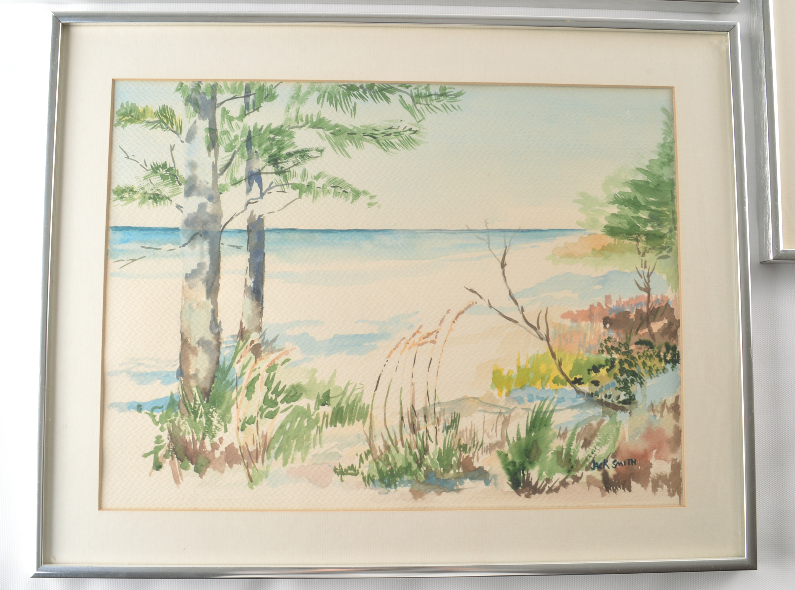 Three Original Jack Smith Watercolor Paintings