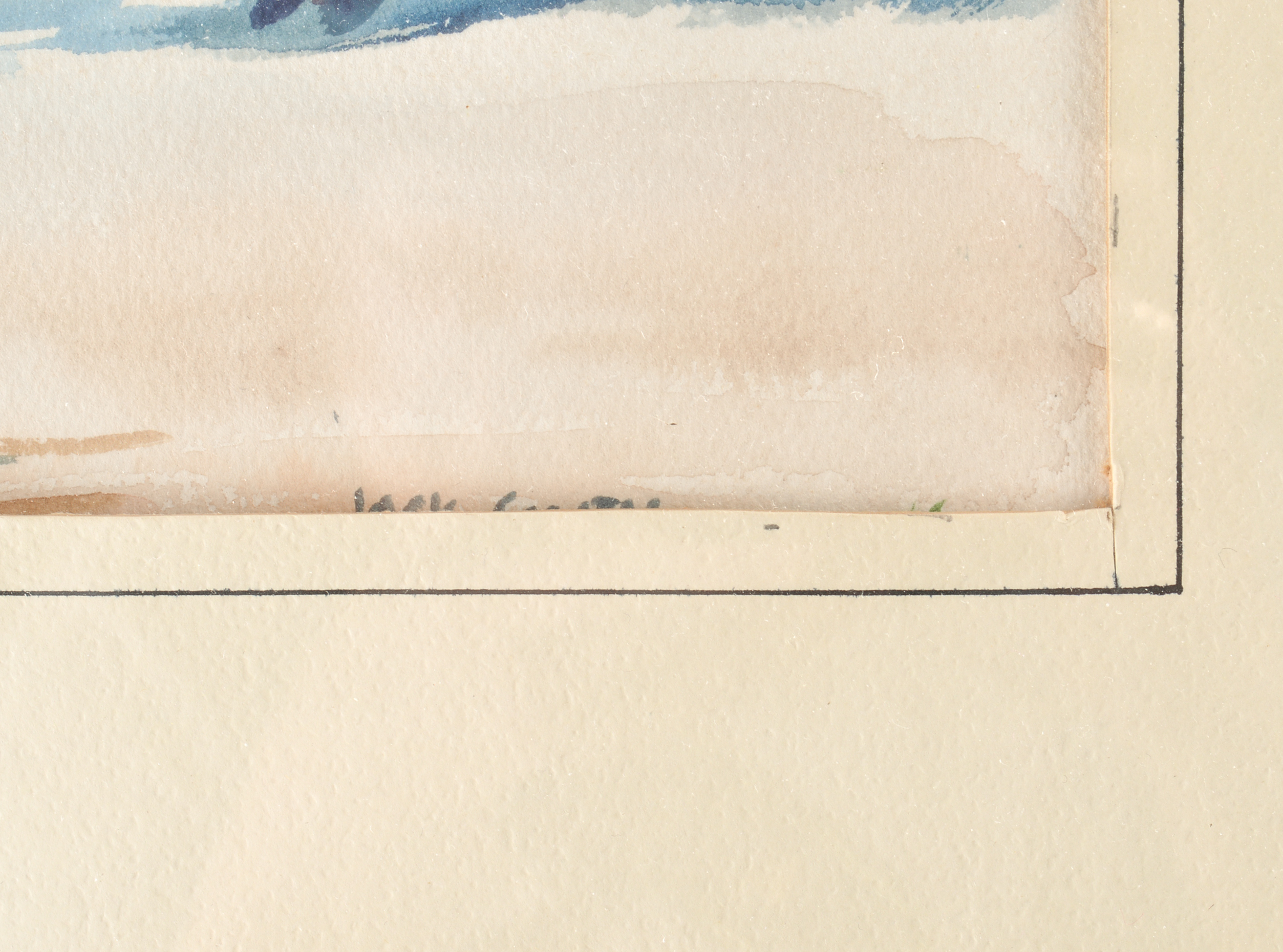 Three Original Jack Smith Watercolor Paintings