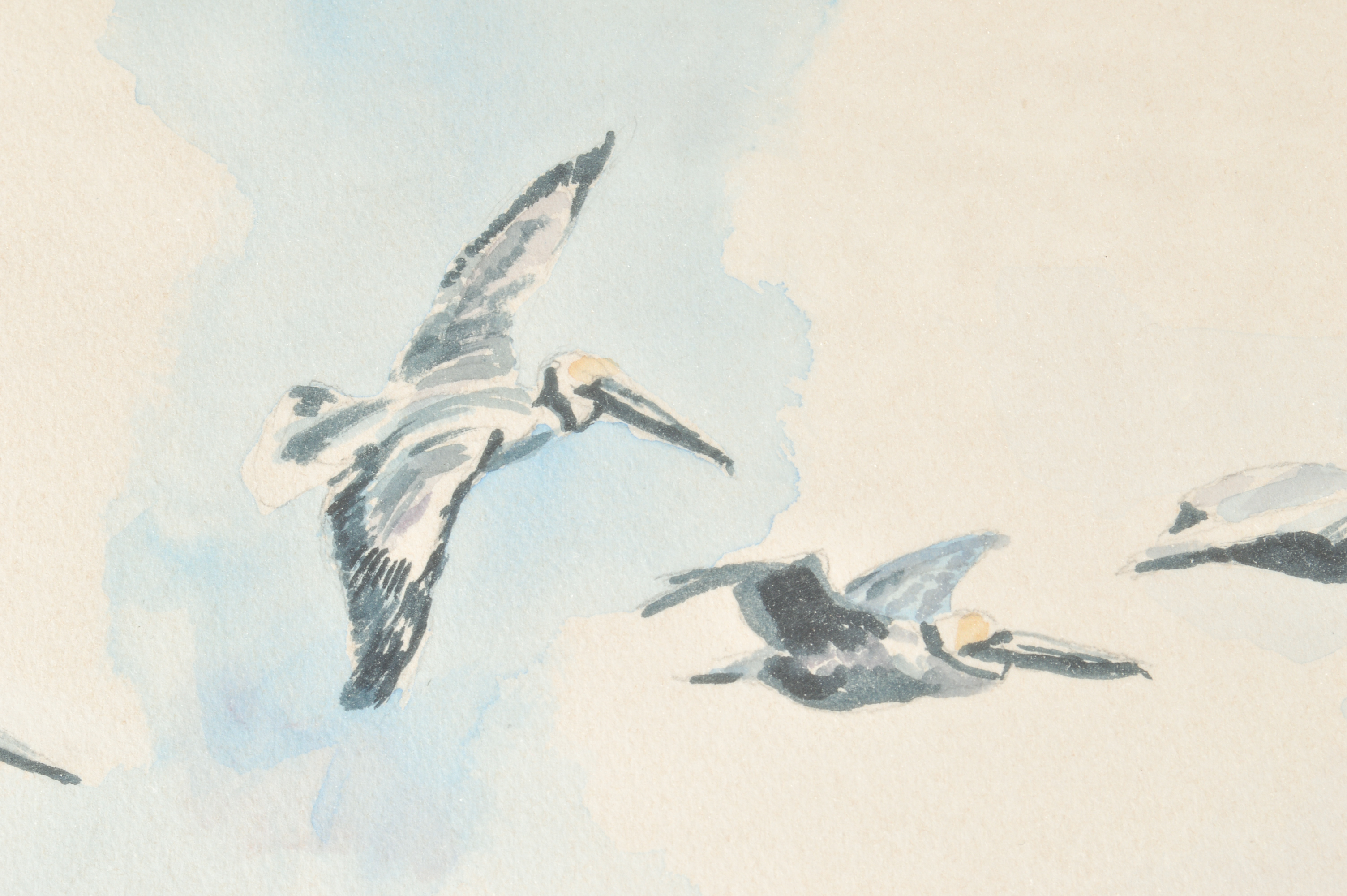 Three Original Jack Smith Watercolor Paintings