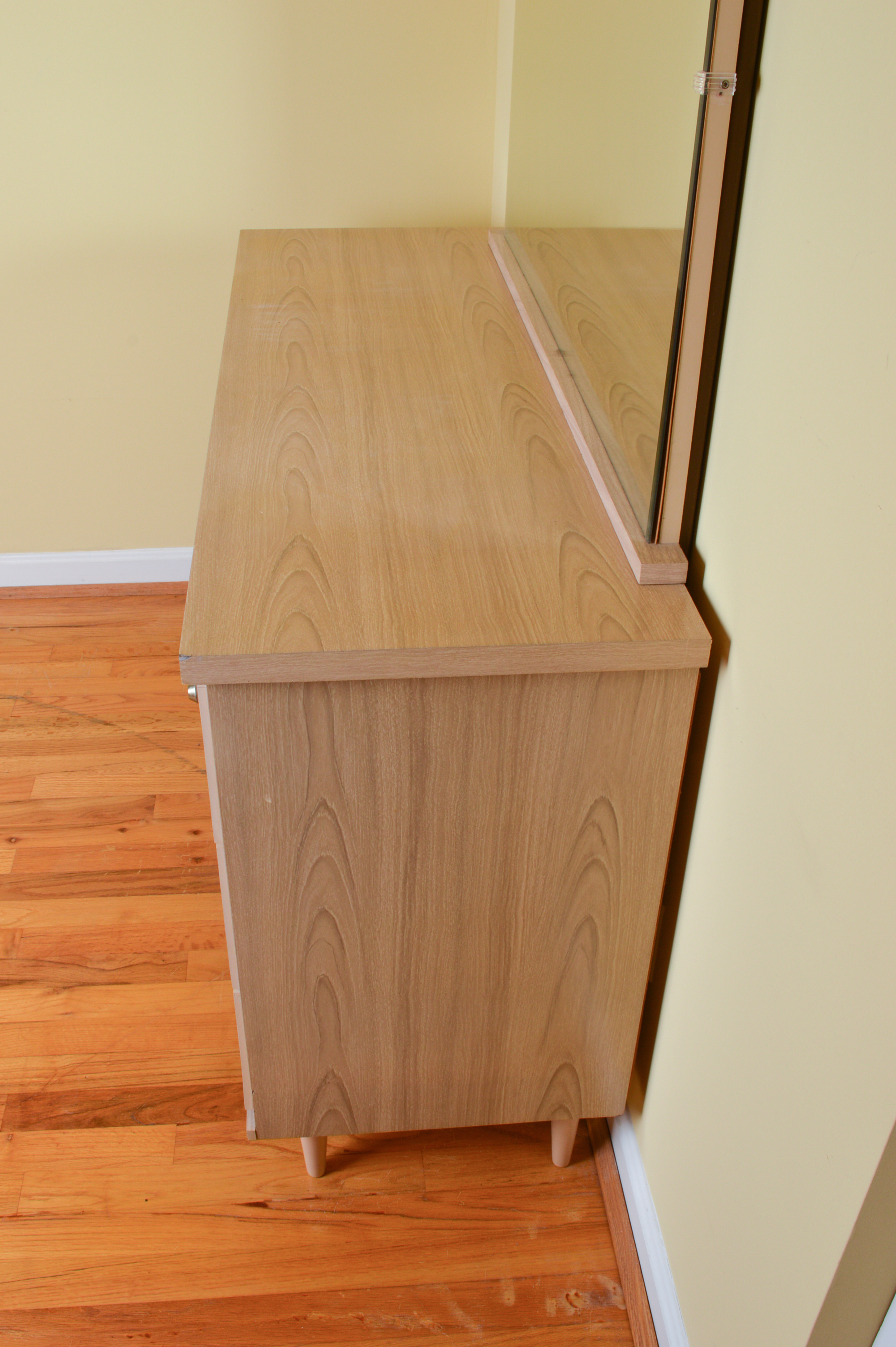 Mid Century Modern Chest of Drawers and Mirror