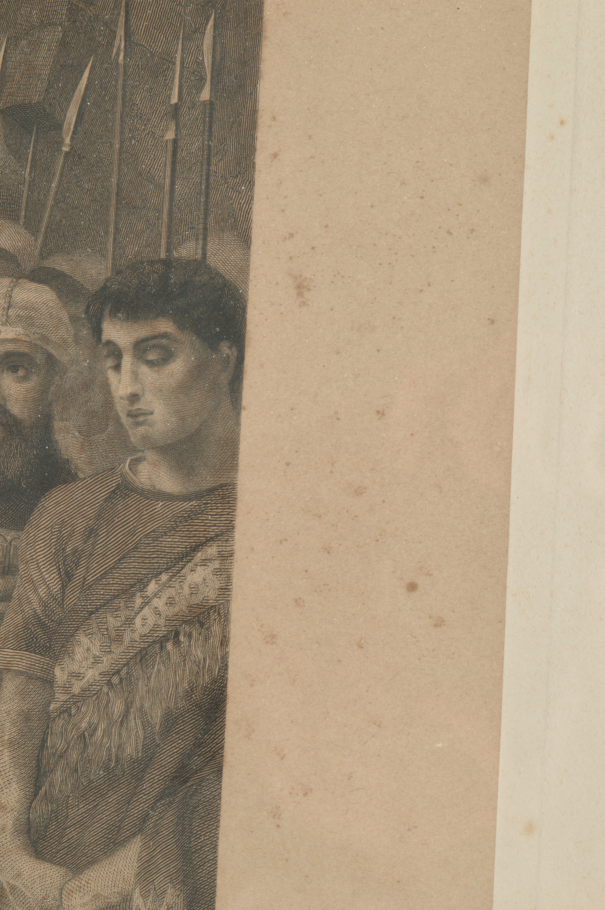 Antique Edwin Long Biblical Intaglio Engraving by George Sidney Hunt