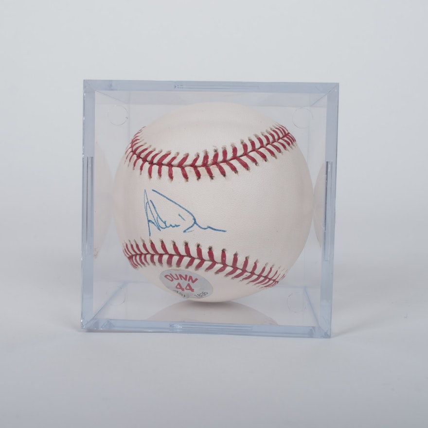 Adam Dunn Signed Baseball