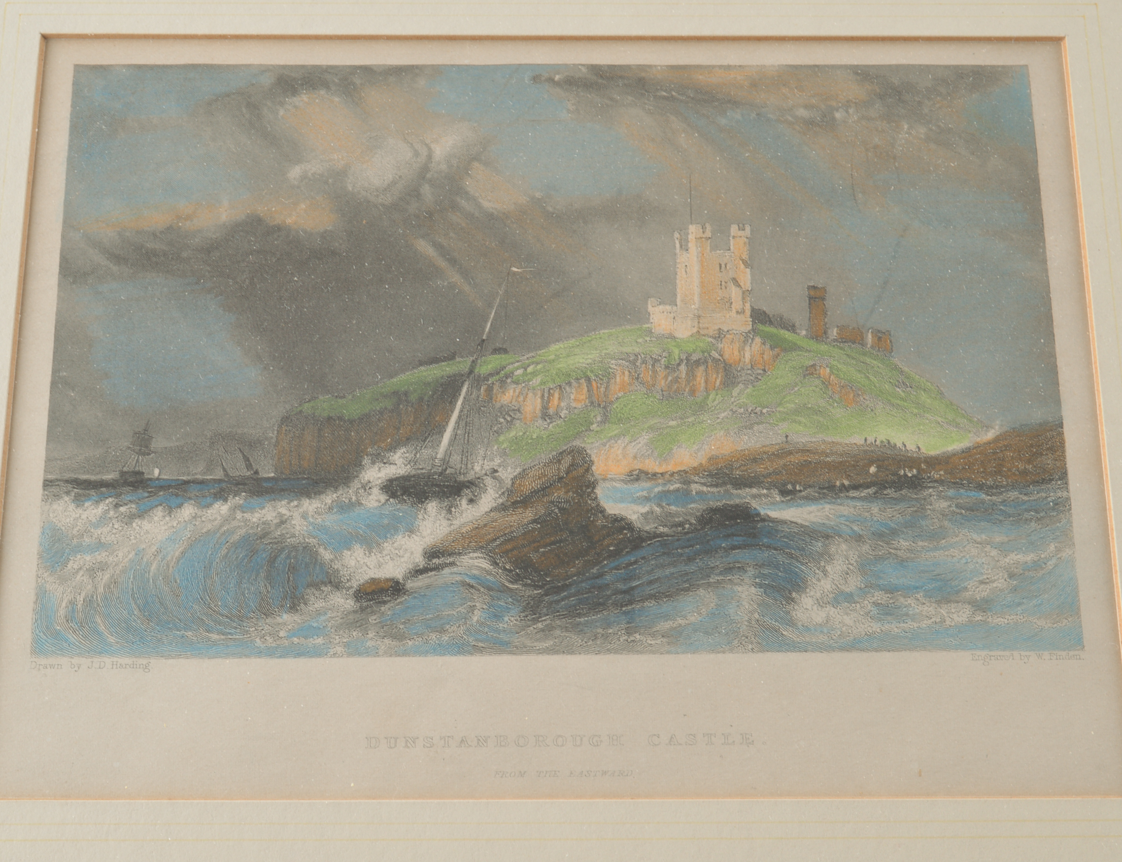 Three Antique to Vintage Colored Engravings