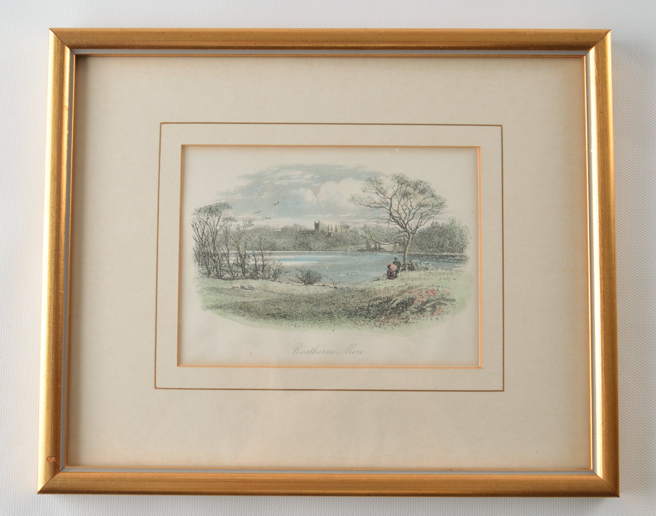 Three Antique to Vintage Colored Engravings