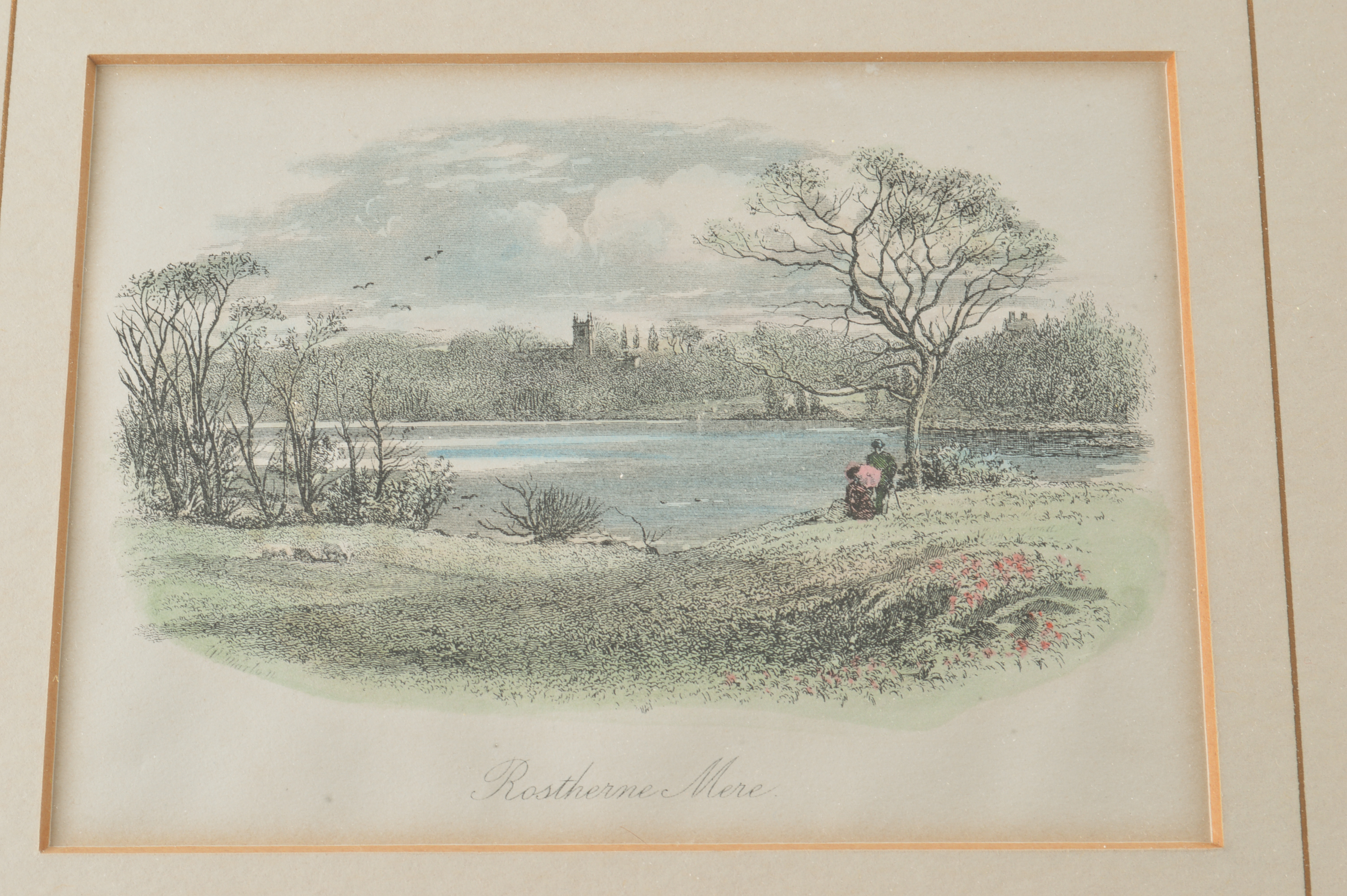 Three Antique to Vintage Colored Engravings