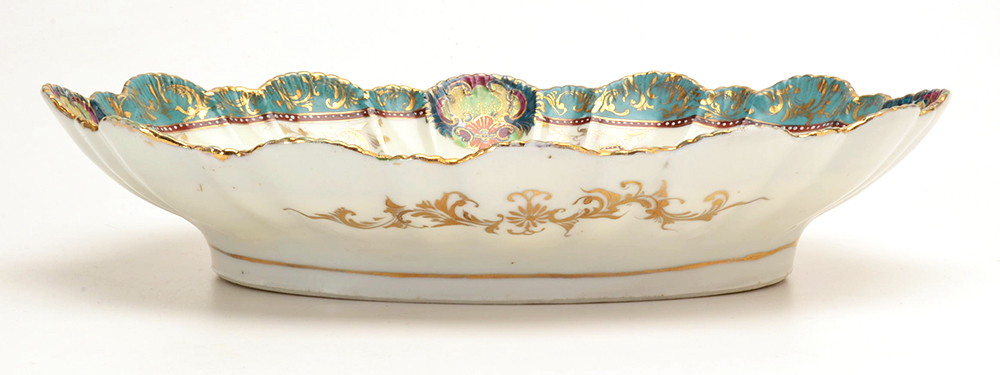 NPSK Japanese Scalloped Porcelain Bowl
