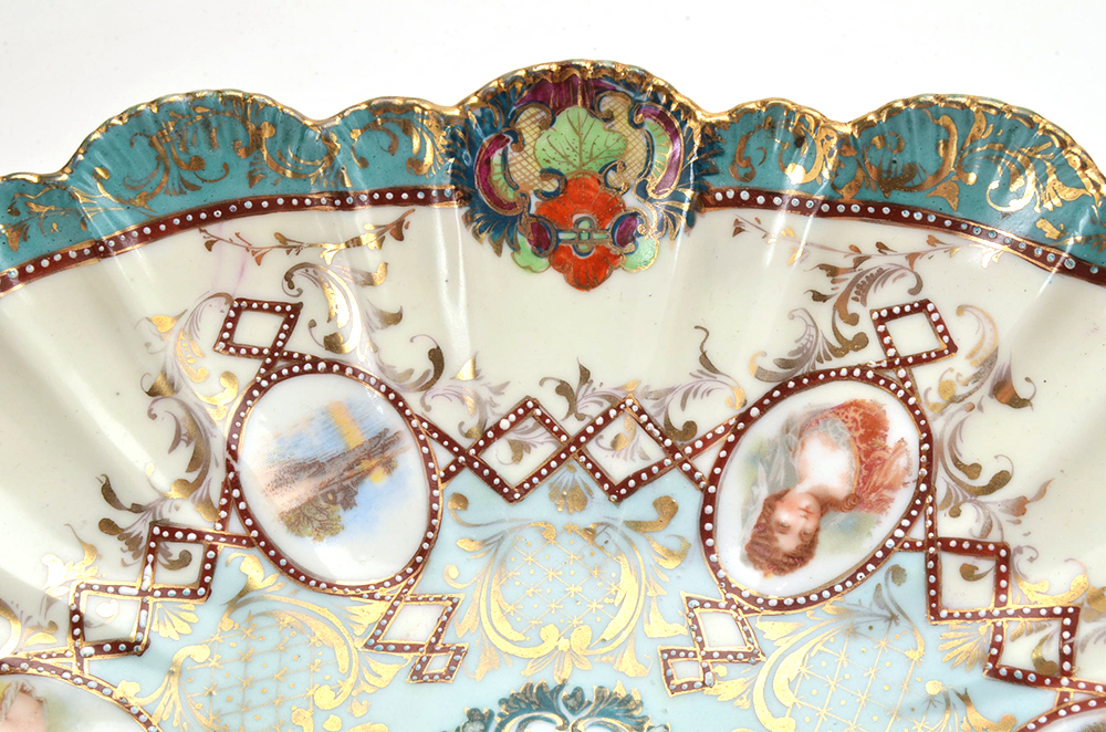 NPSK Japanese Scalloped Porcelain Bowl