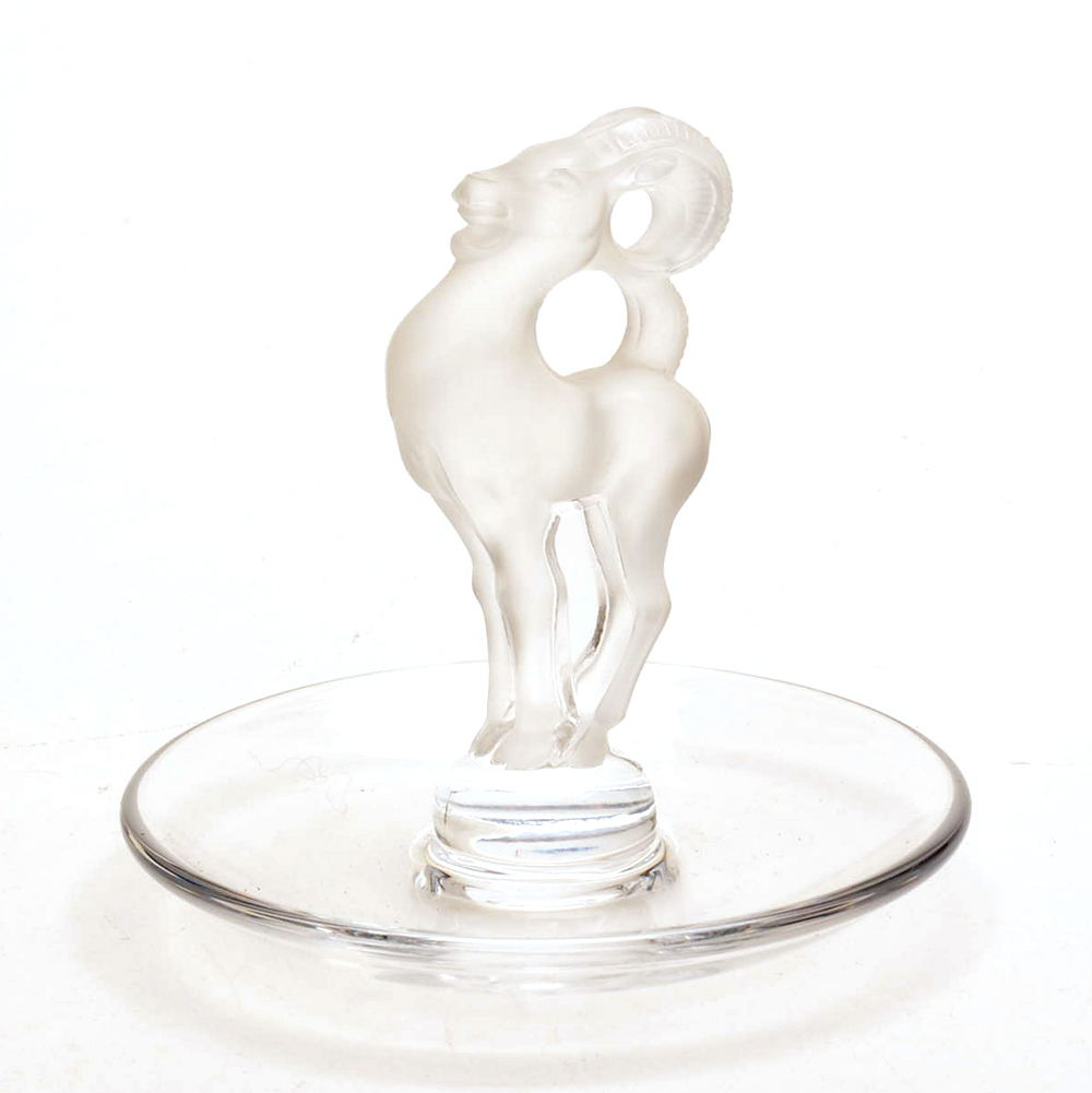 Lalique Crystal Ash Receiver