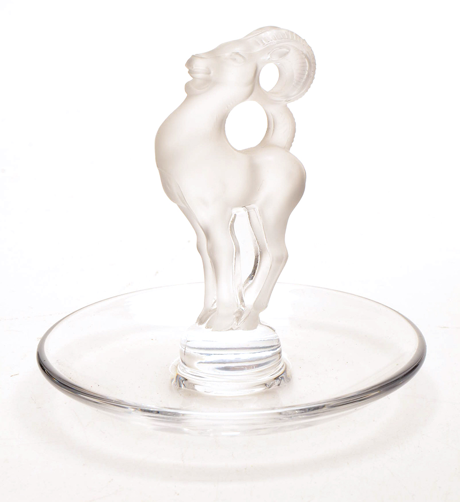 Lalique Crystal Ash Receiver